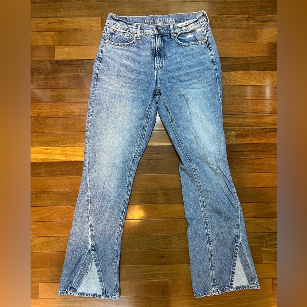 American Eagle Outfitters Light Blue Flare Jeans